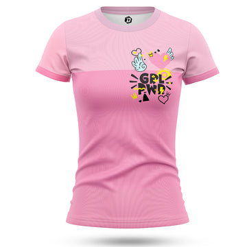 Camiseta técnica rosa GRL POWER™